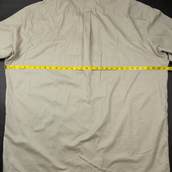 Polo Ralph Lauren Button-Down Shirt Men's 3XLT Tall Light Tan Long Sleeve - Picture 11 of 12